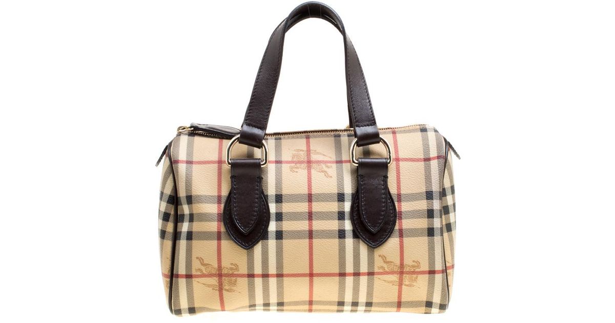 burberry coated canvas tote