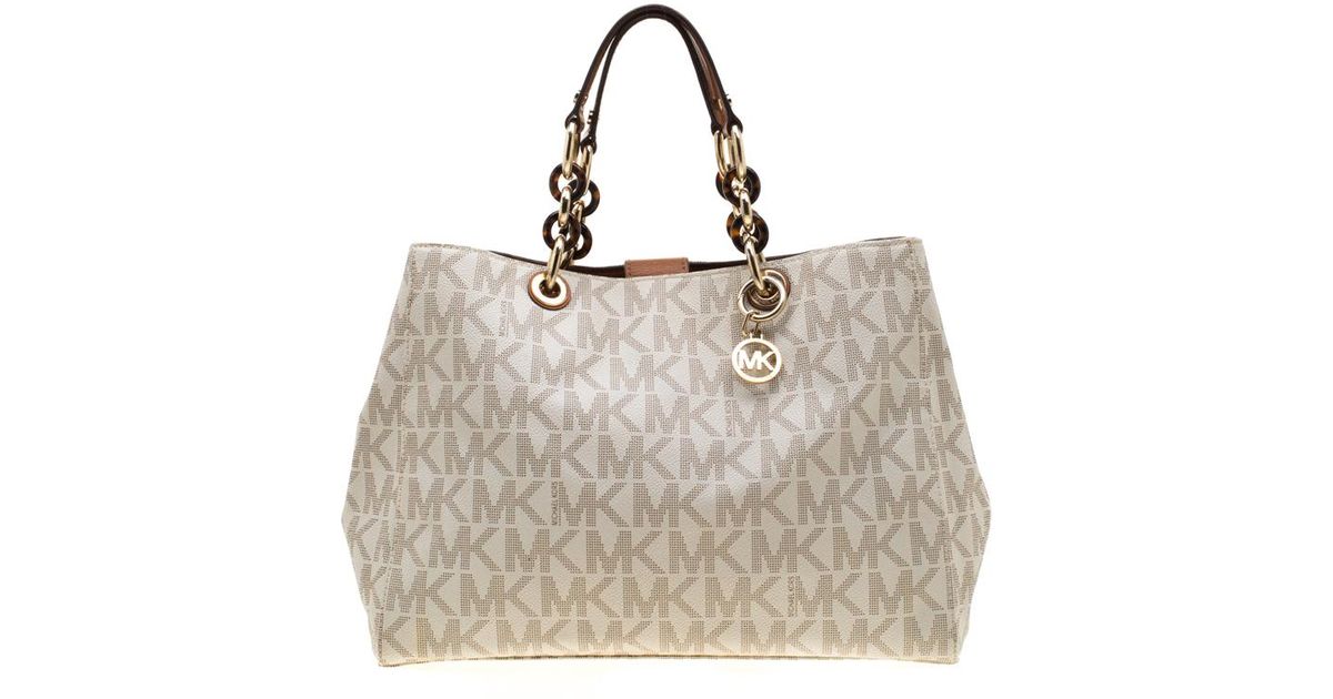 off white chain bag