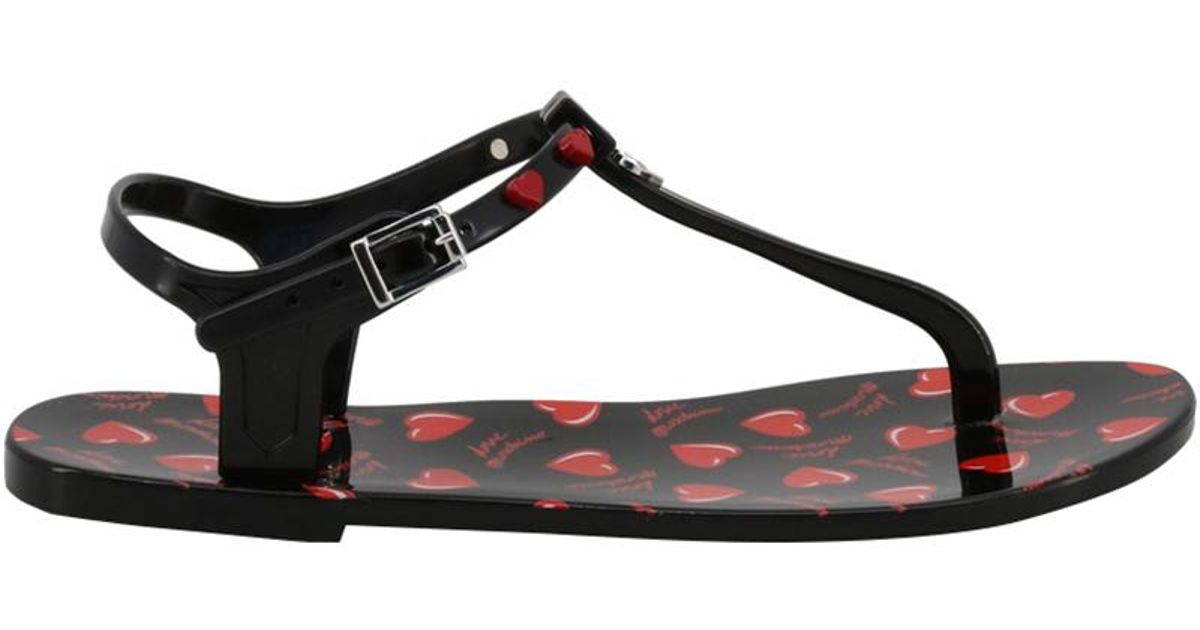 moschino thong sandals