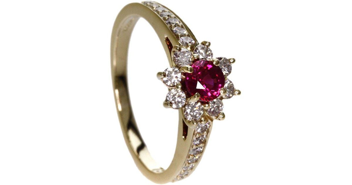 tiffany ruby and diamond ring