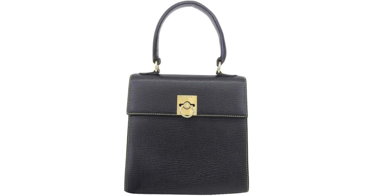 celine top handle bag