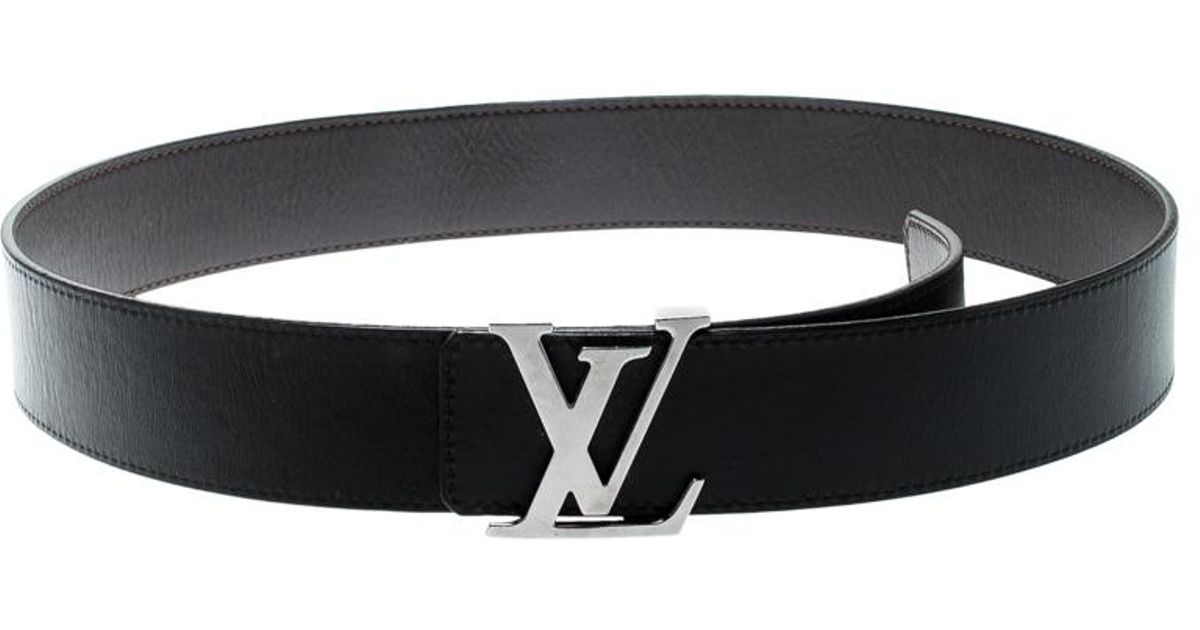 Louis Vuitton 40mm Rainbow Damier Canvas and Black Damier Leather LV  Initiales Belt Reversible Size 100 - Yoogi's Closet