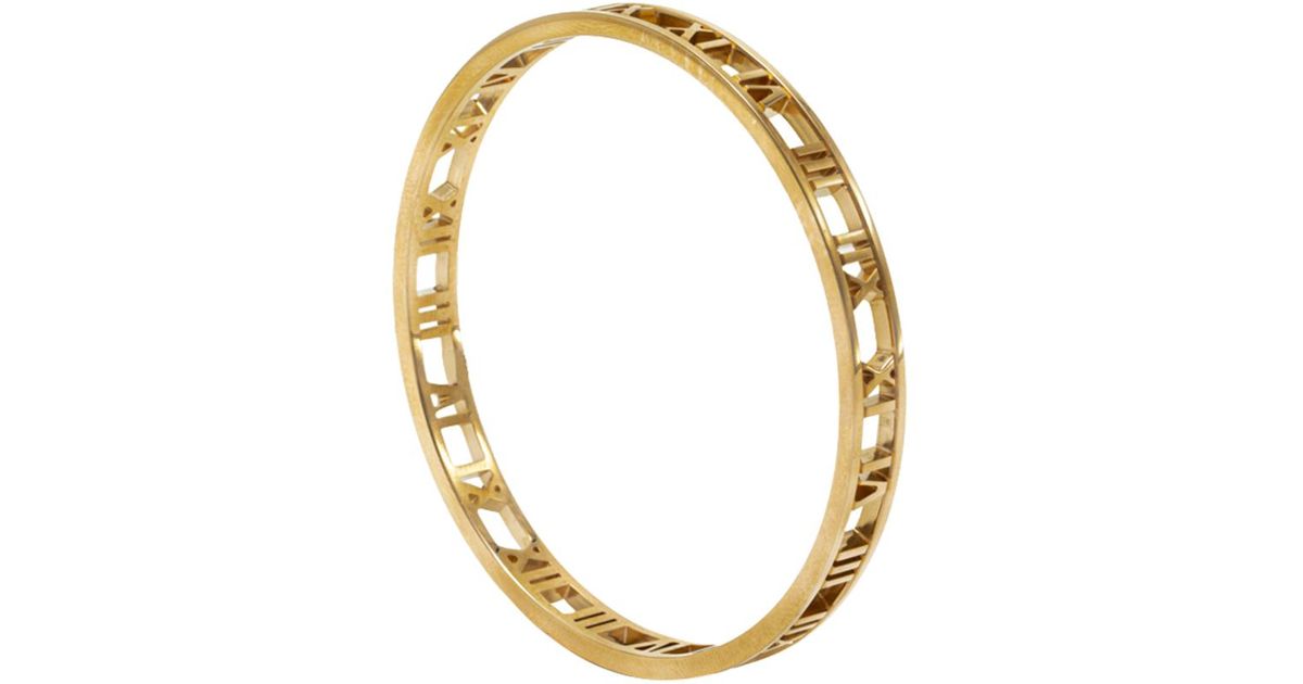 tiffany atlas bracelet gold