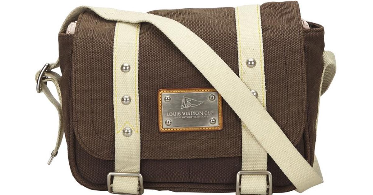 Louis Vuitton Two Tone Canvas Antigua Besace Pm Bag for Men - Lyst