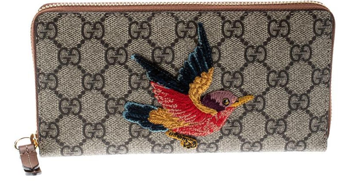gucci wallet bird