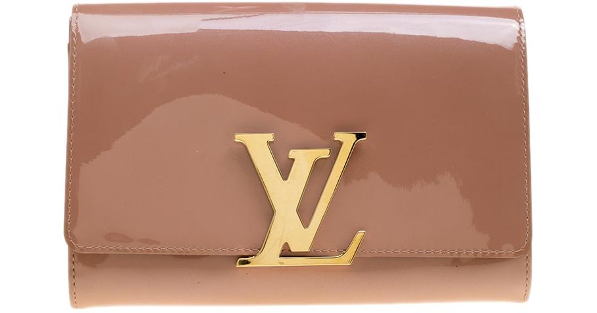 louis vuitton clutch beige