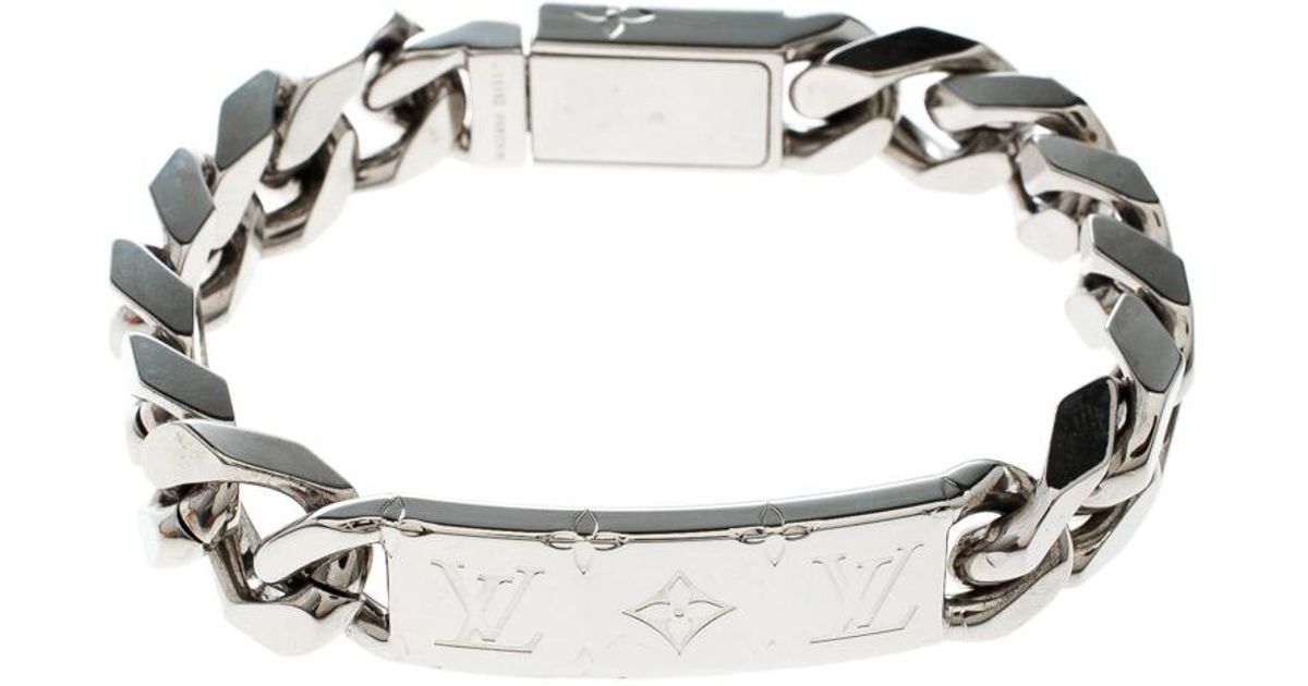 louis vuitton stainless steel bracelet