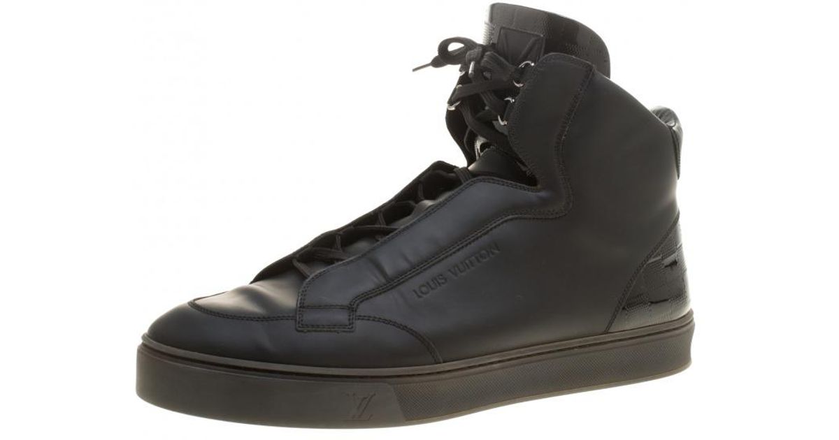 louis vuitton black high tops