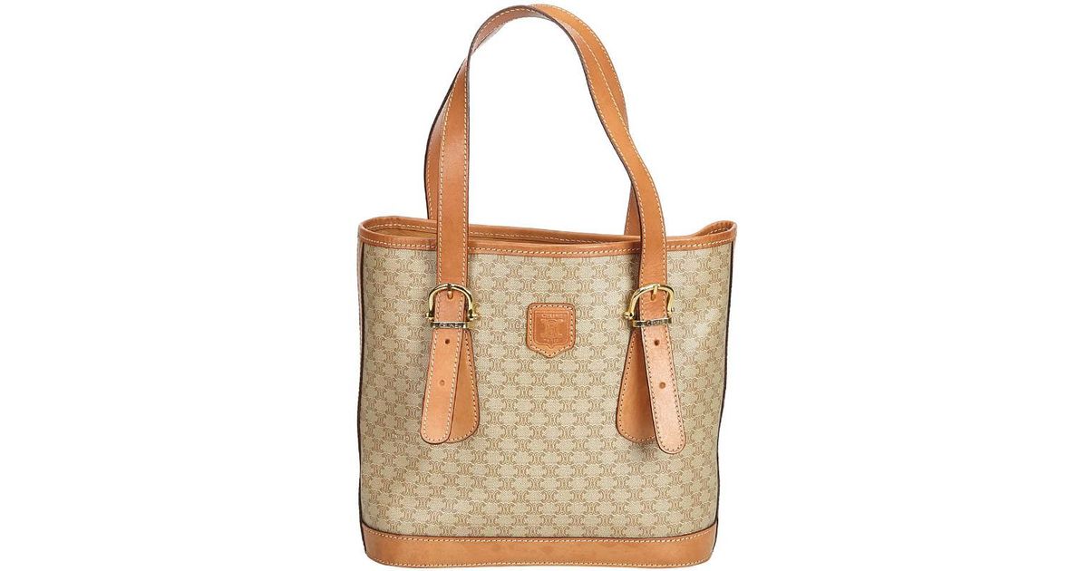celine logo tote bag