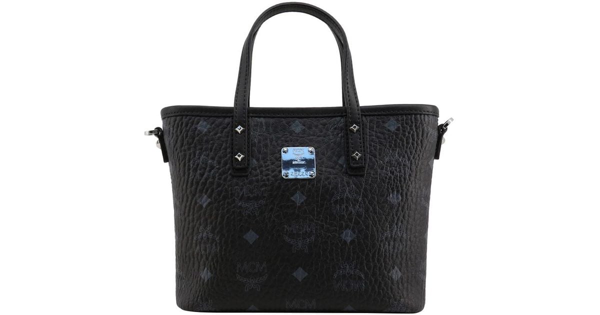 mcm mini anya top zip shopper