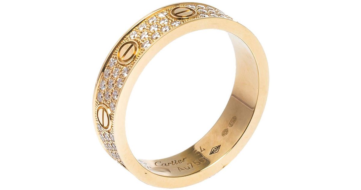 cartier rose gold wedding band