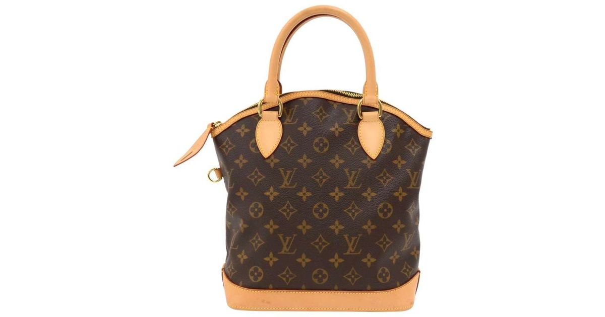 Louis Vuitton Monogram Canvas Lockit Pm Bag in Brown - Lyst