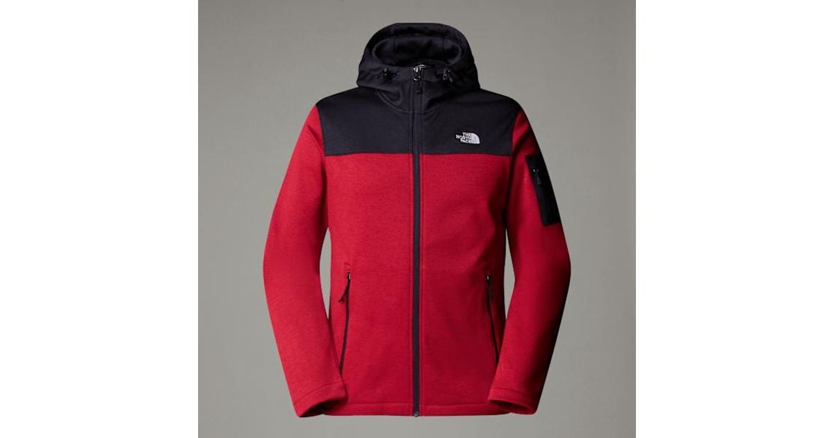 The North Face Tech Emilio Hooded Fleece in Red for Men Lyst UK