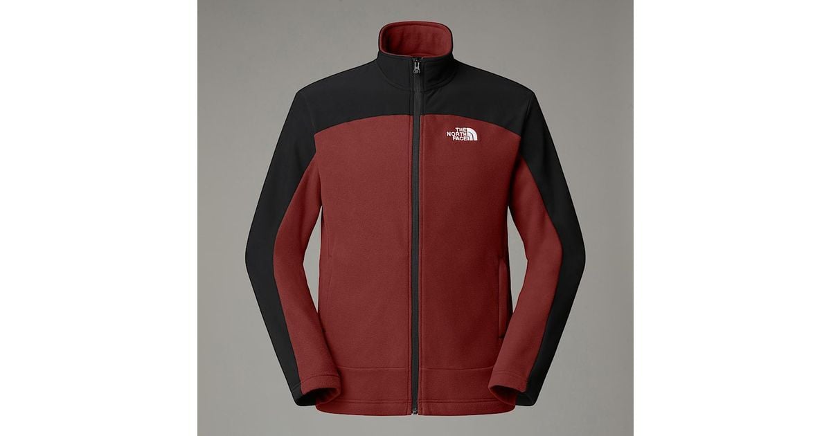 The North Face Emilio Delta Full-Zip Fleece Jacket in Red for Men