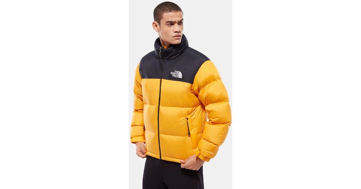 the north face veste jaune