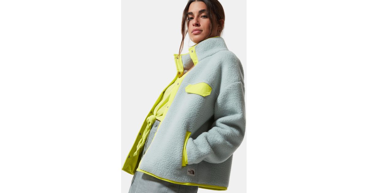 the north face cragmont fleece green