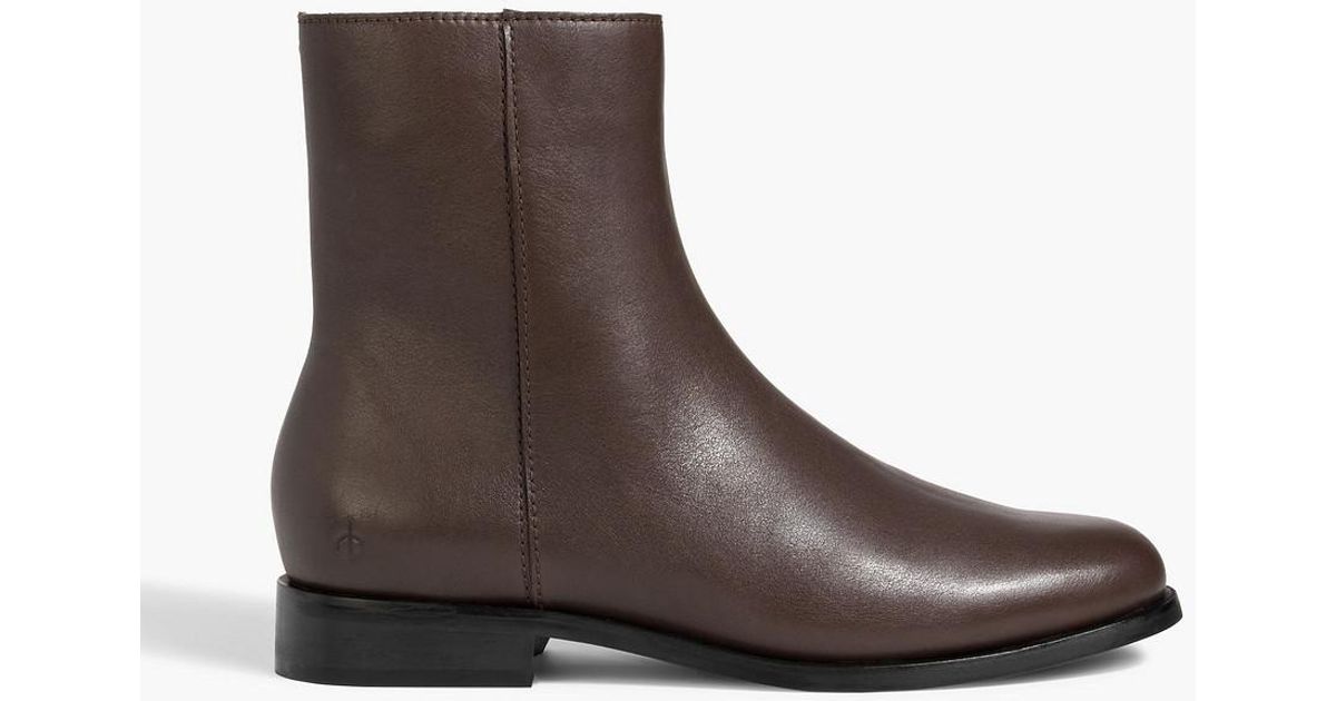 Rag & Bone Mens Enzo Boots Enzo Bonafe Side Zip Boot - Bullrush Horween Hatch – Mehra main image 2