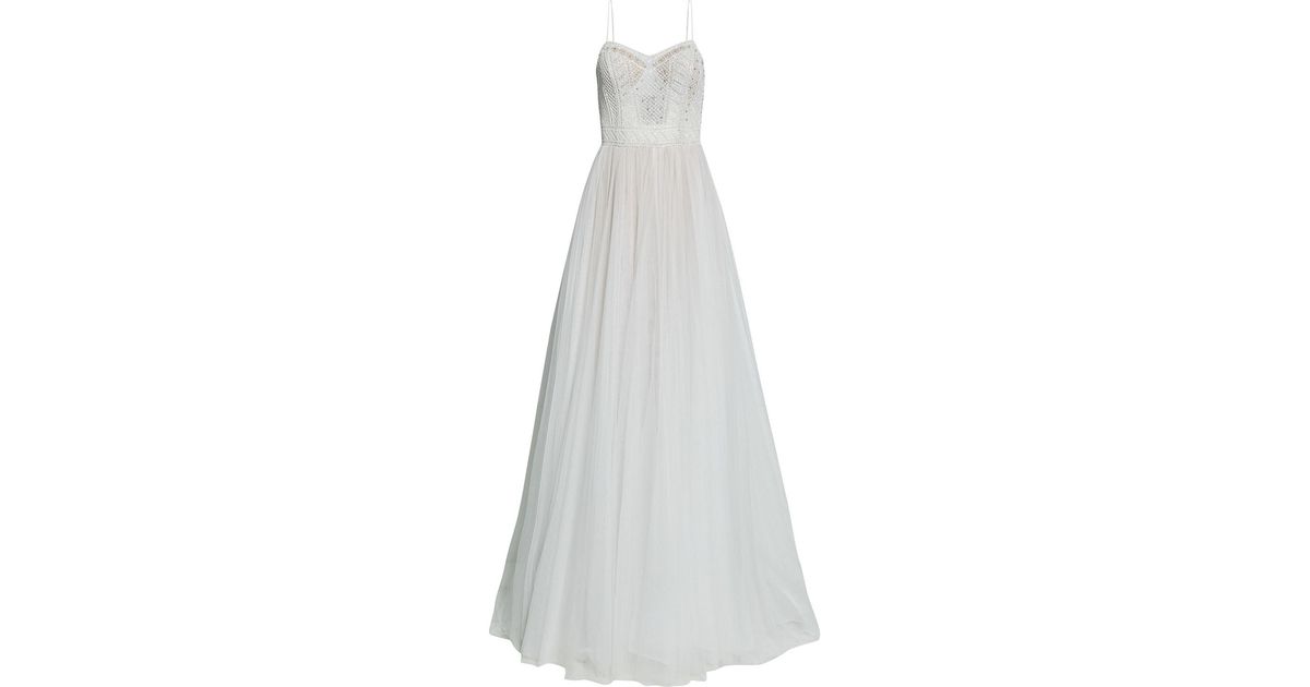 theia embellished tulle gown