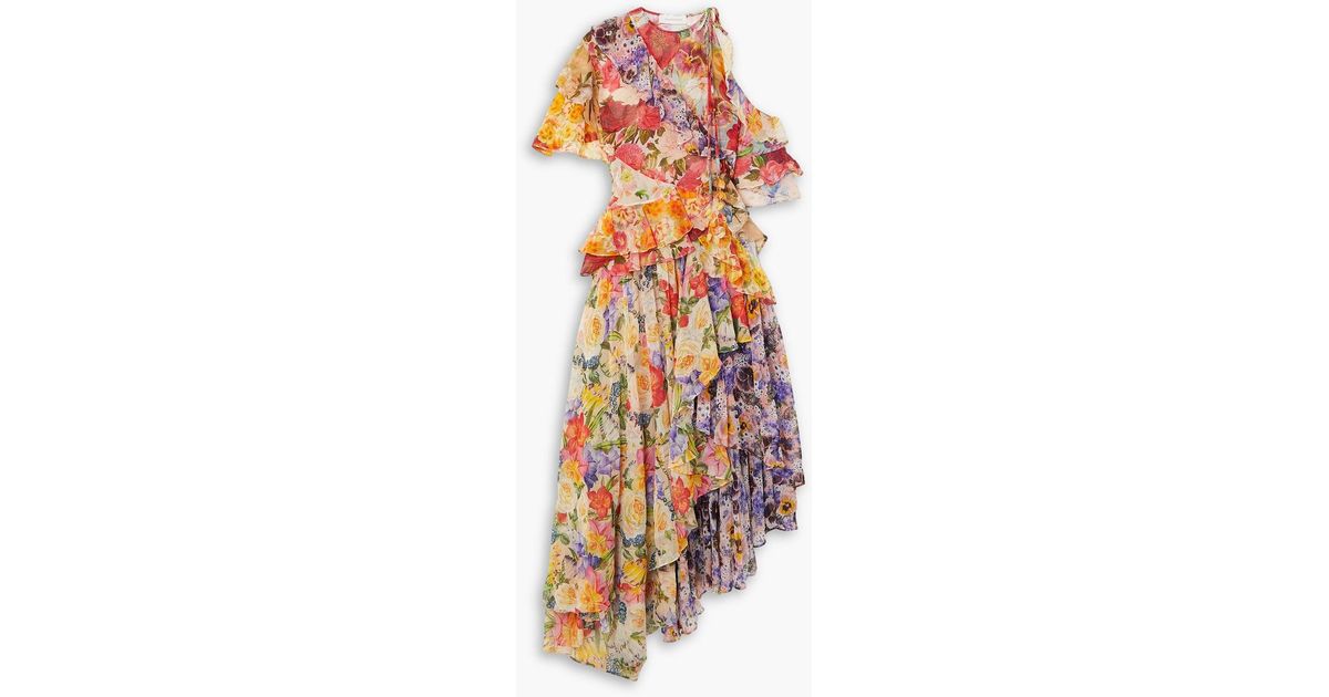 And The Why Washed Cotton Gauze Fringe Detail Tiered Dress main image 1