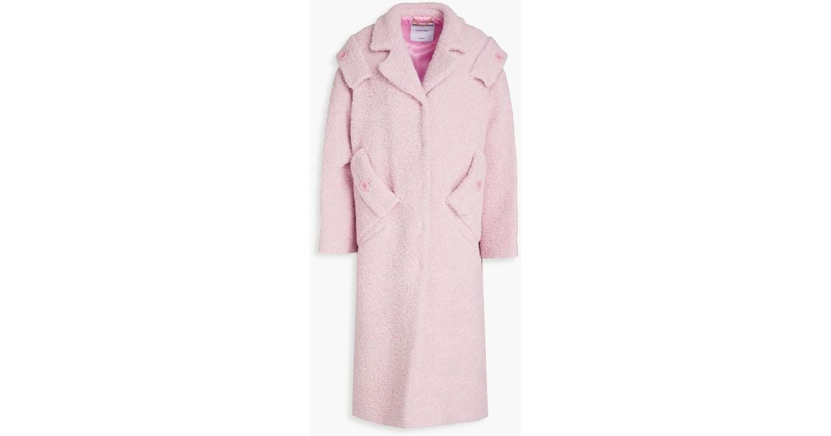 Moschino pink discount coat