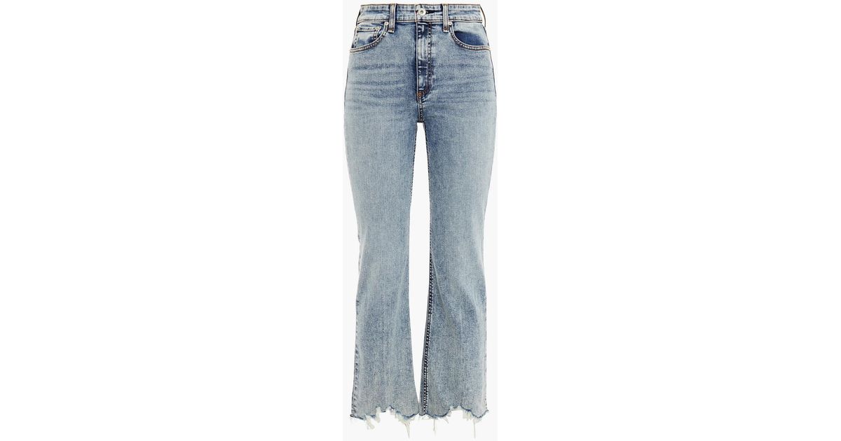 Rag \u0026 Bone Denim Nina Distressed Acid 