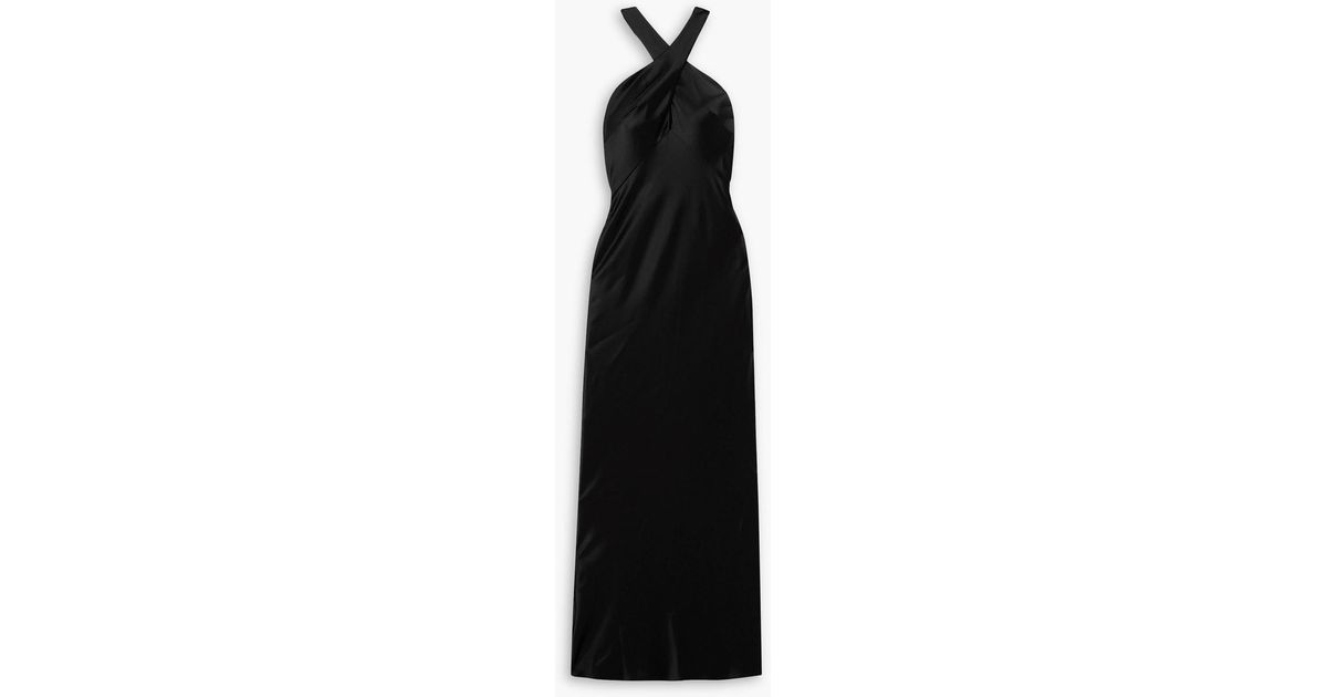 chinese dress ladies Cherie Attire Evelyn Halter Maxi Dres – TENN main image 1