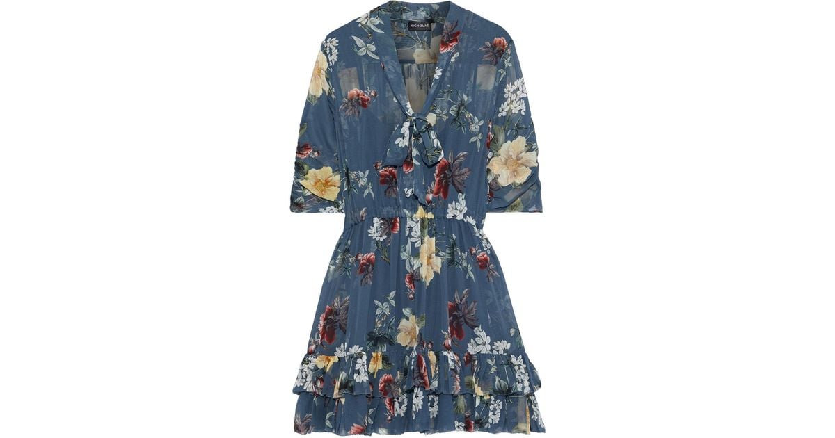 Nicholas floral dress cheap