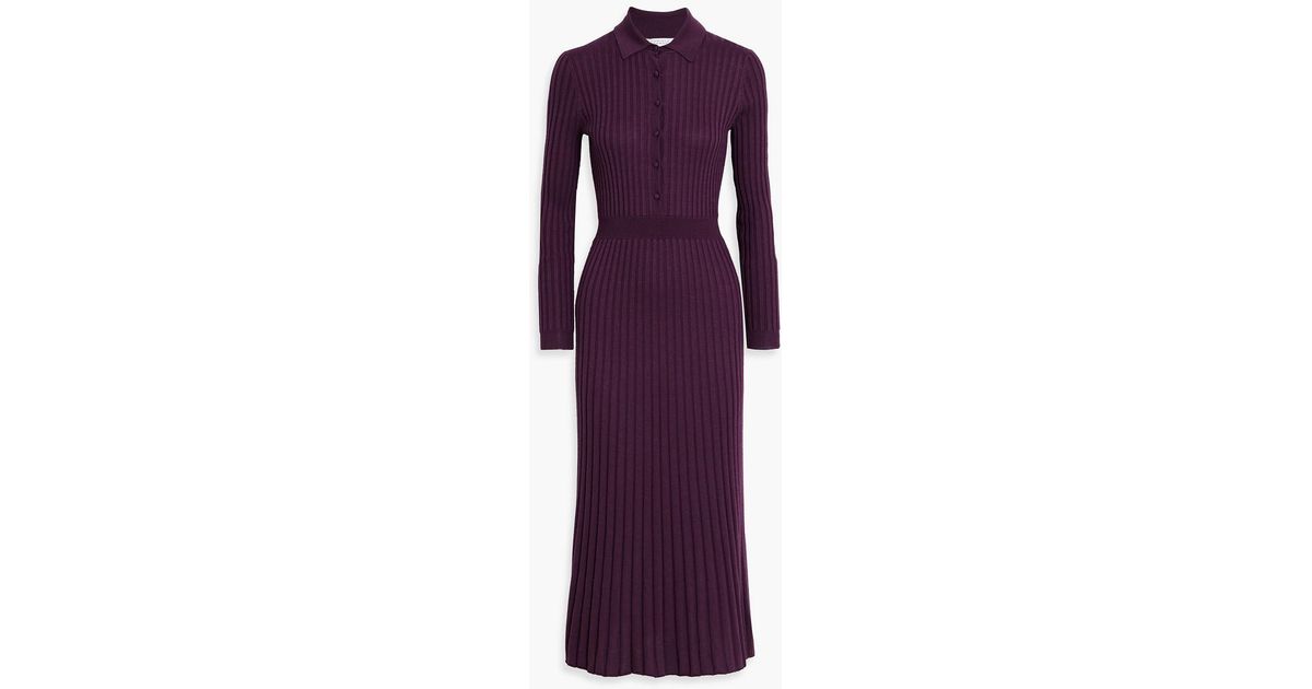 knee length dresses for ladies Gabriela Hearst Ardor Knit Maxi Dress