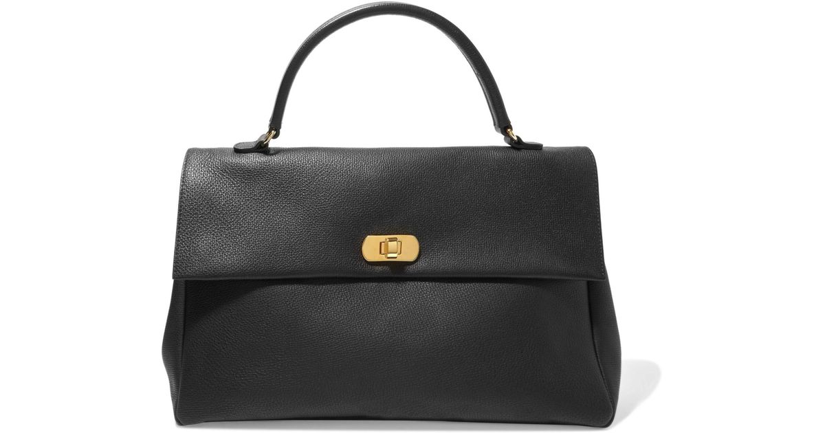 marni textured leather tote