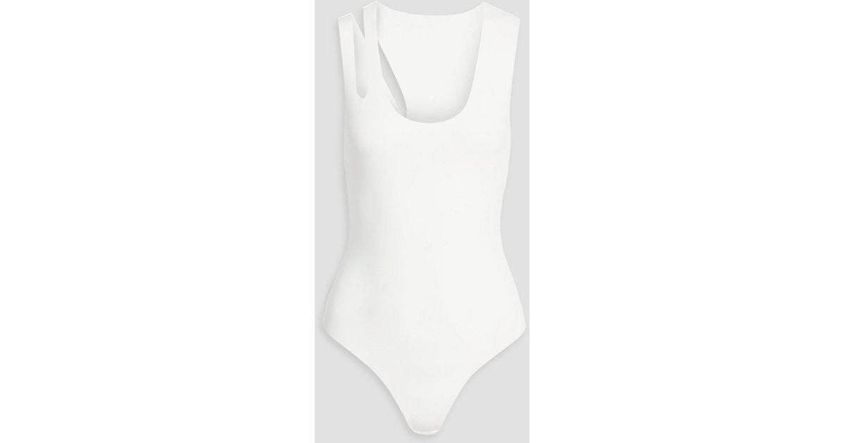 Commando Cutout Neoprene Bodysuit in White Lyst
