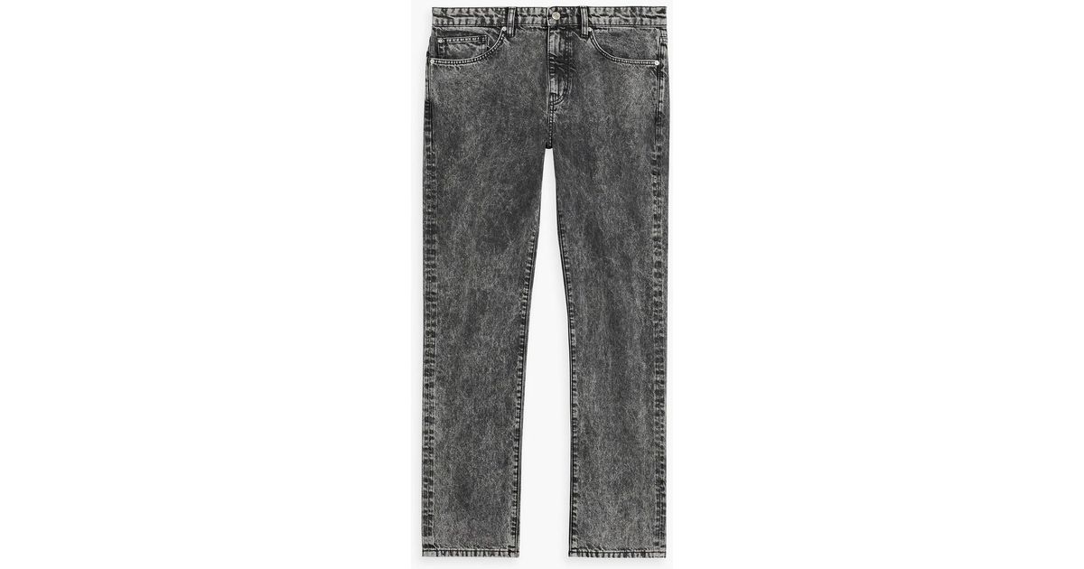 IRO Acid-wash Denim Jeans in Gray for Men | Lyst