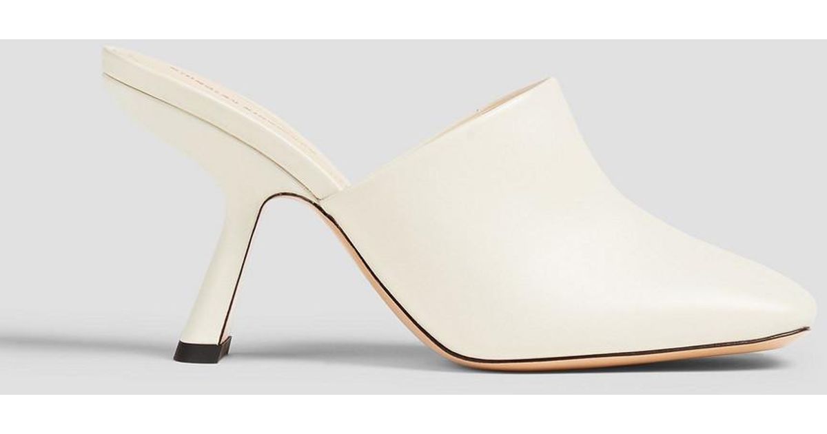 Nicholas kirkwood hotsell white mules