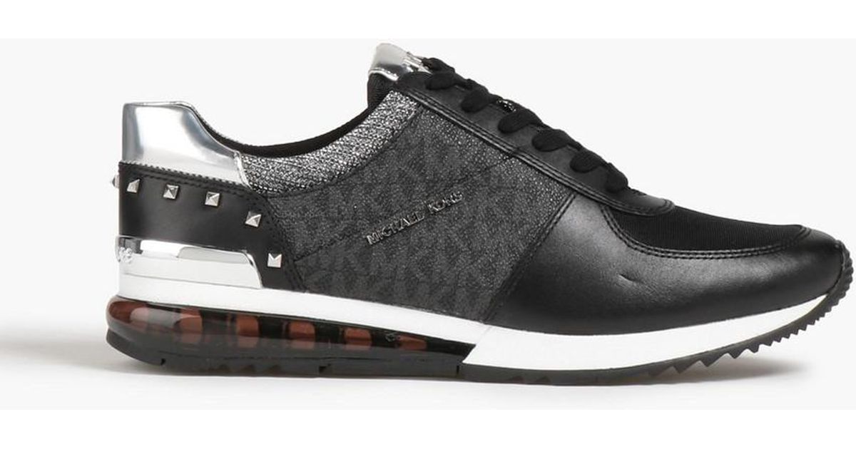 Allie leather and clearance canvas sneaker