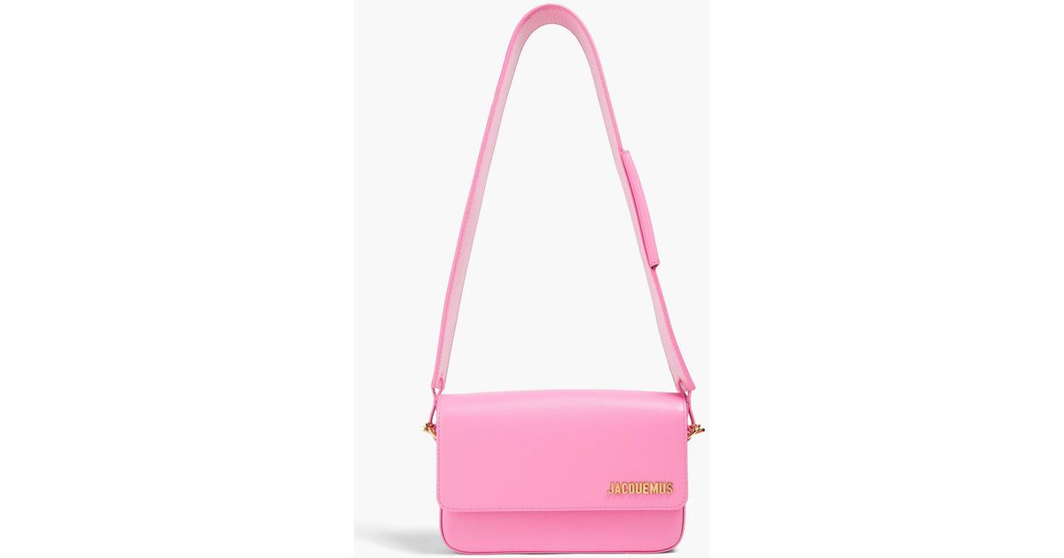 Jacquemus Le Carinu Leather Shoulder Bag in Pink Lyst