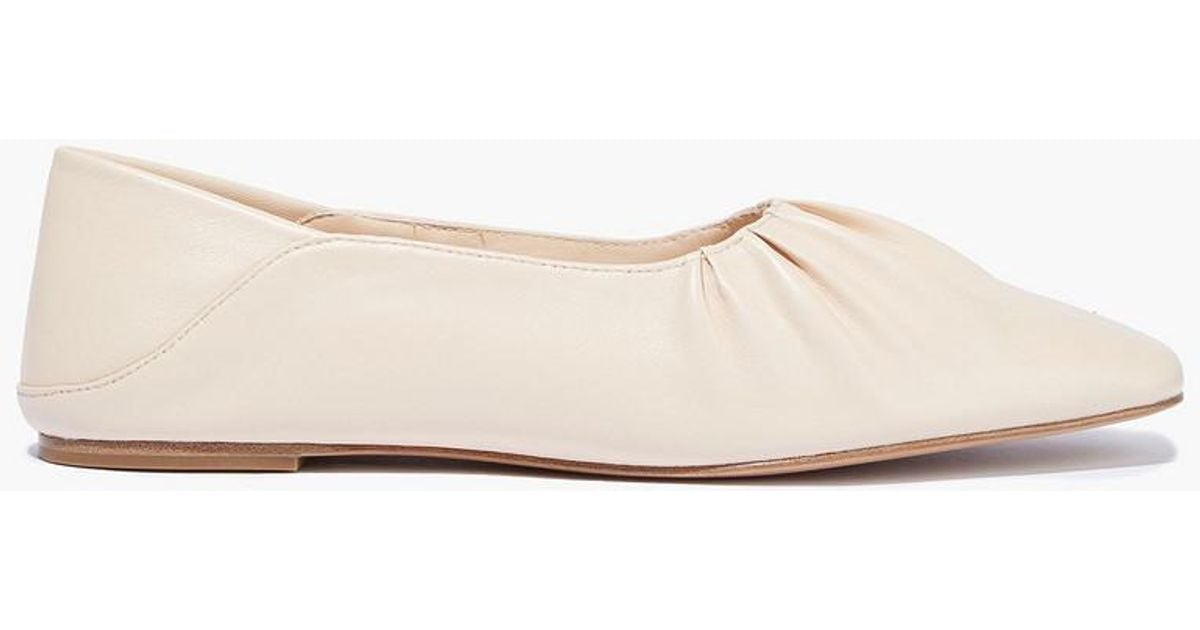 vince behati leather flat