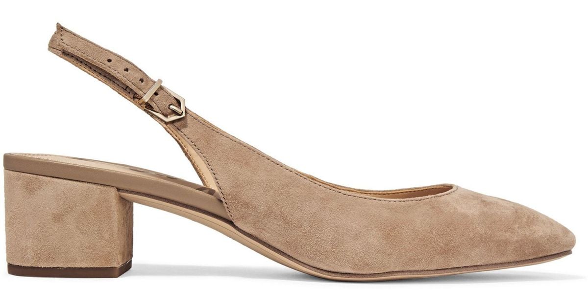 sam edelman lorene suede slingback pump