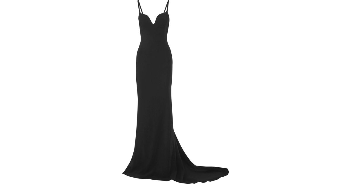 Stella McCartney Primrose Stretch-cady Gown in Black - Lyst