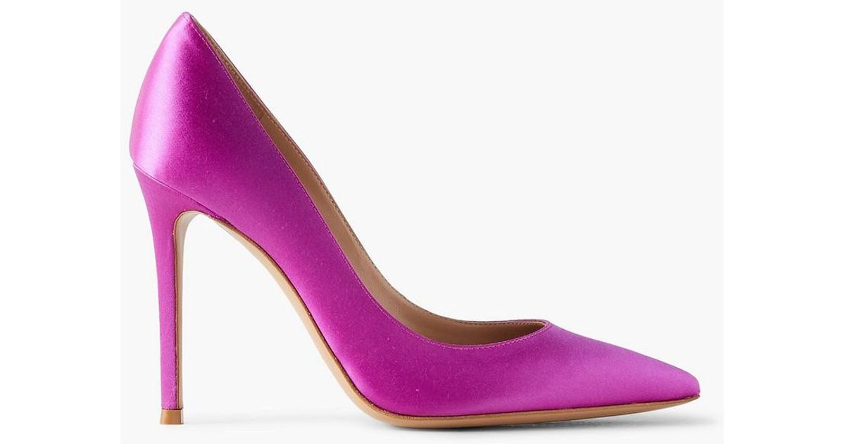 Gianvito rossi purple pumps best sale