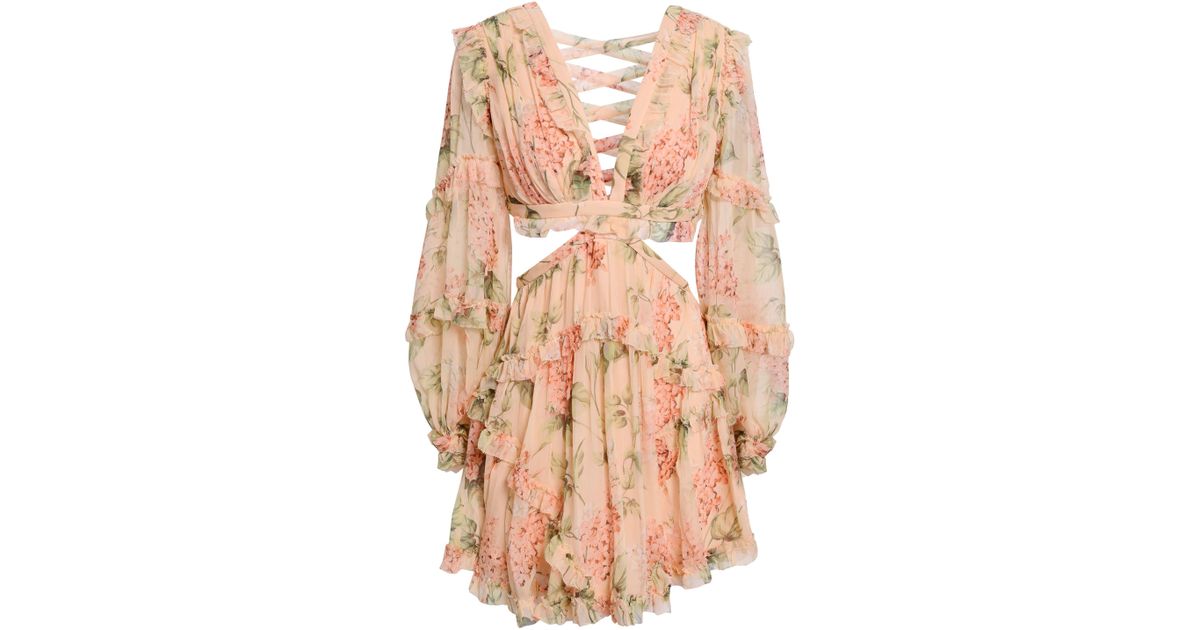 Zimmermann melody clearance cut out dress