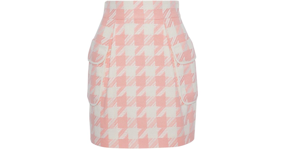 houndstooth skirt