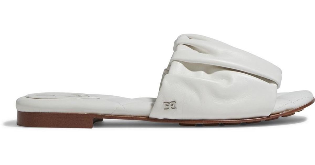 sam edelman briar ruched leather slides
