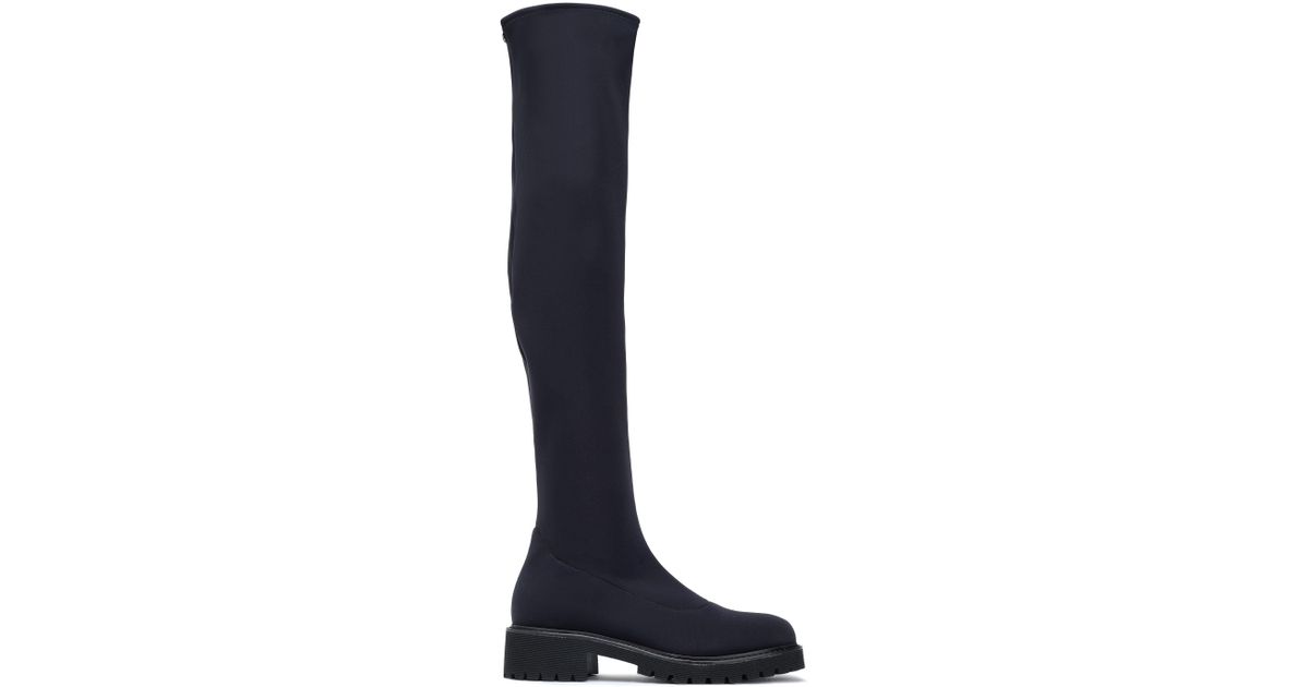 giuseppe zanotti neoprene thigh boots