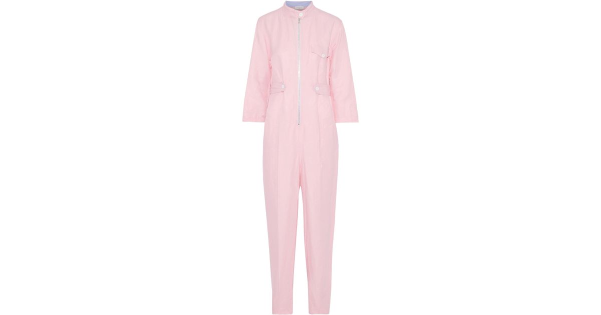 sandro pink jumpsuit