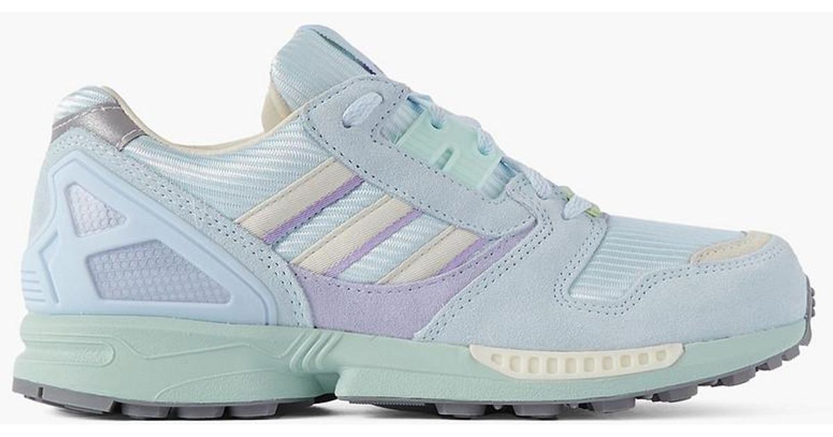 adidas Originals Zx 8000 Mesh Suede And Rubber Sneakers in Blue Lyst UK