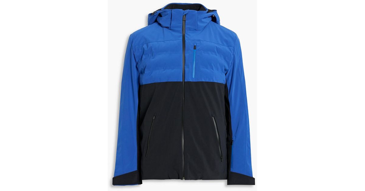 Aztech Mountain Ajax Quilted Two-tone Hooded Ski Jacket in Blue for Men ...