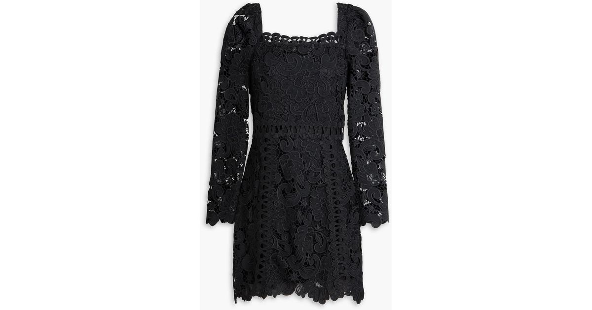 black ruffle mini dresses long sleeve Black Smocked Ruffle Long Sleeve Mini Dress main image 0