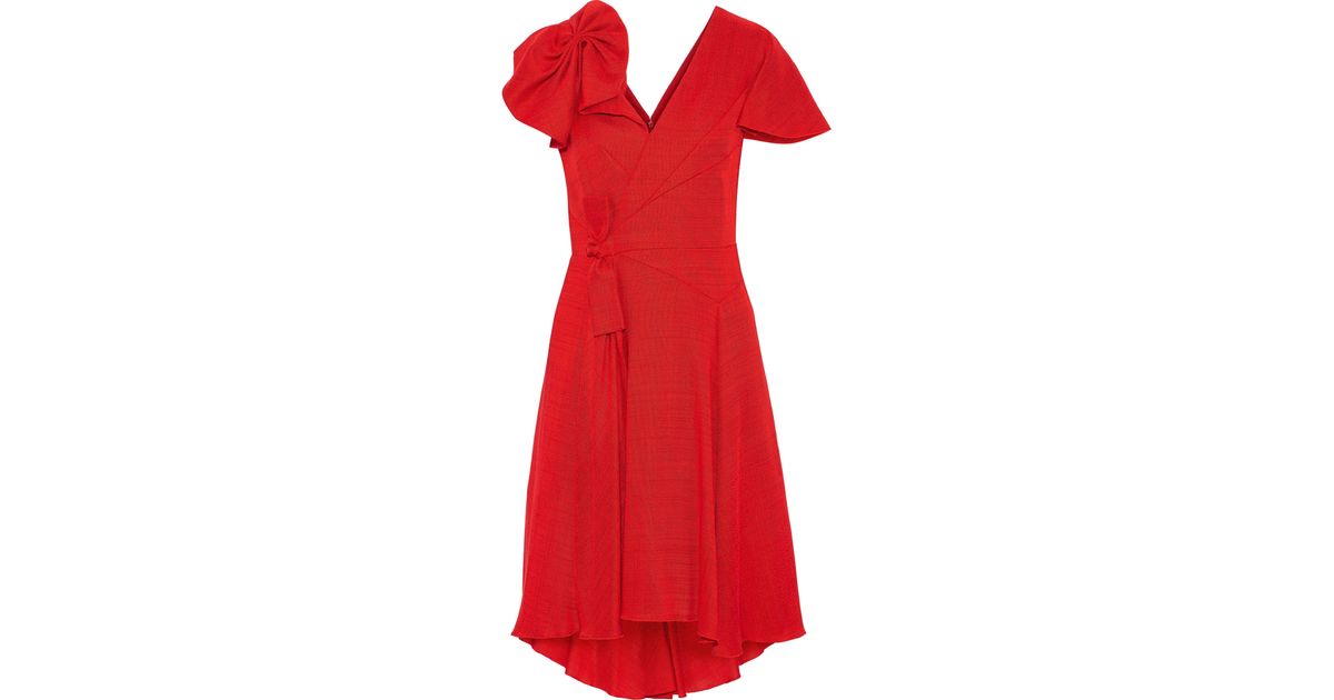 delpozo red dress