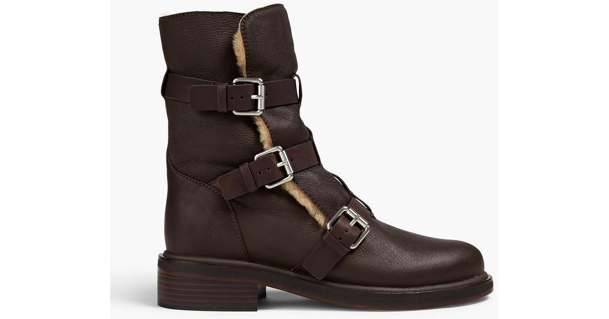 Rag bone shearling boots hotsell
