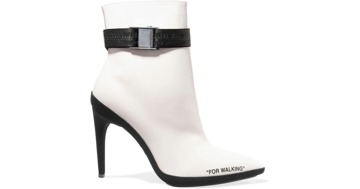 off white boots for walking