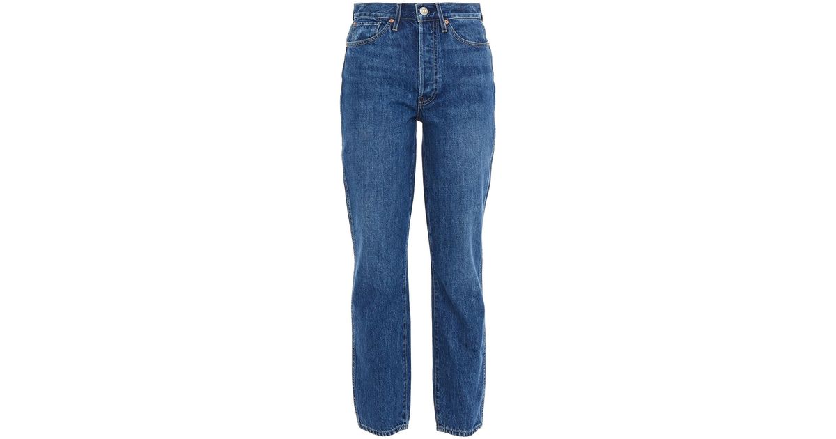 3x1 Jeans Aus Denim claudia in Blau Damen Bekleidung Jeans Jeans mit gerader Passform 